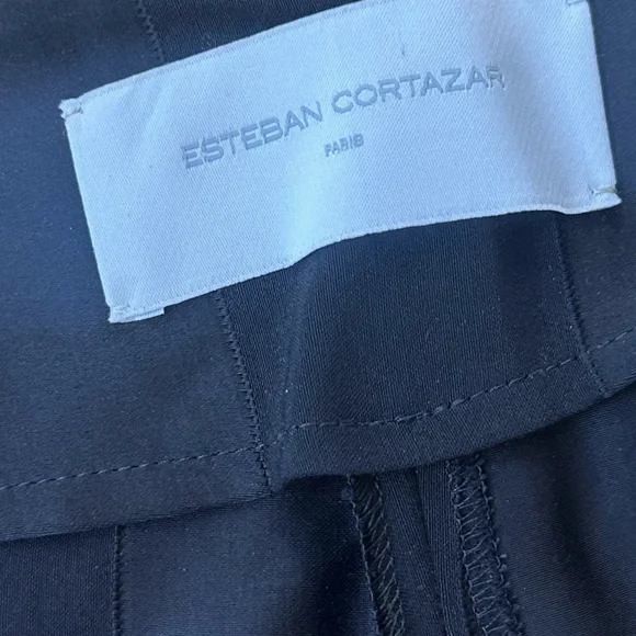 Esteban Cortazar Paris Wide-Leg Stripe Panel Pants – Size 38 (US 6) – EUC - Picture 8 of 11